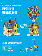 JIESTAR JJ9047 modelo de casa de globos adornos de escritorio Modular City Street View