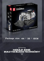 Mould King 17067, coches de juguete técnicos, excavadora RC 6060, bloques de construcción, camión de ingeniería