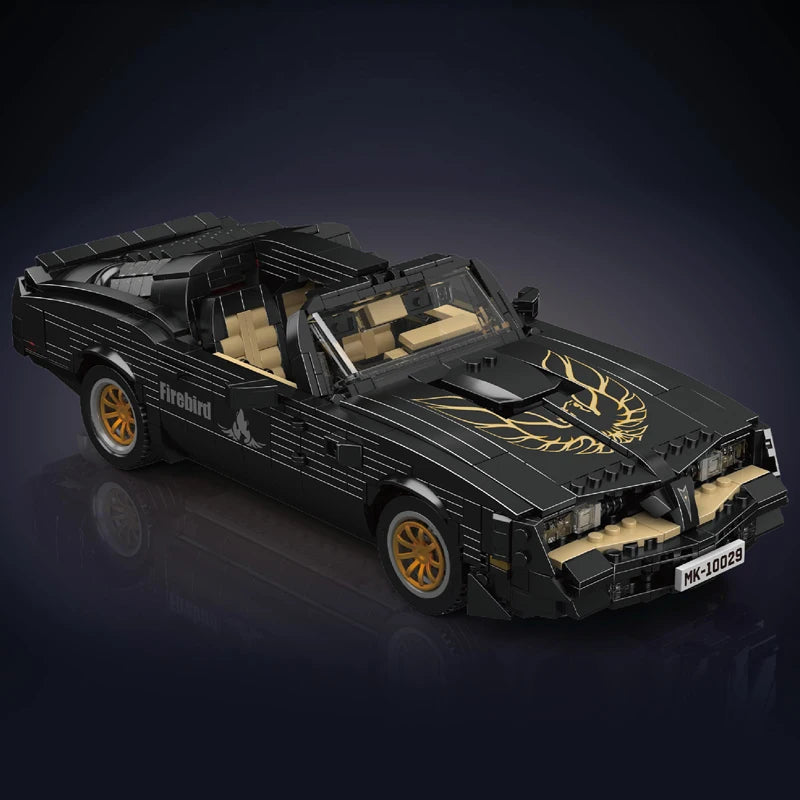 Mould King 10029 coche de juguete técnico The Black Firebird