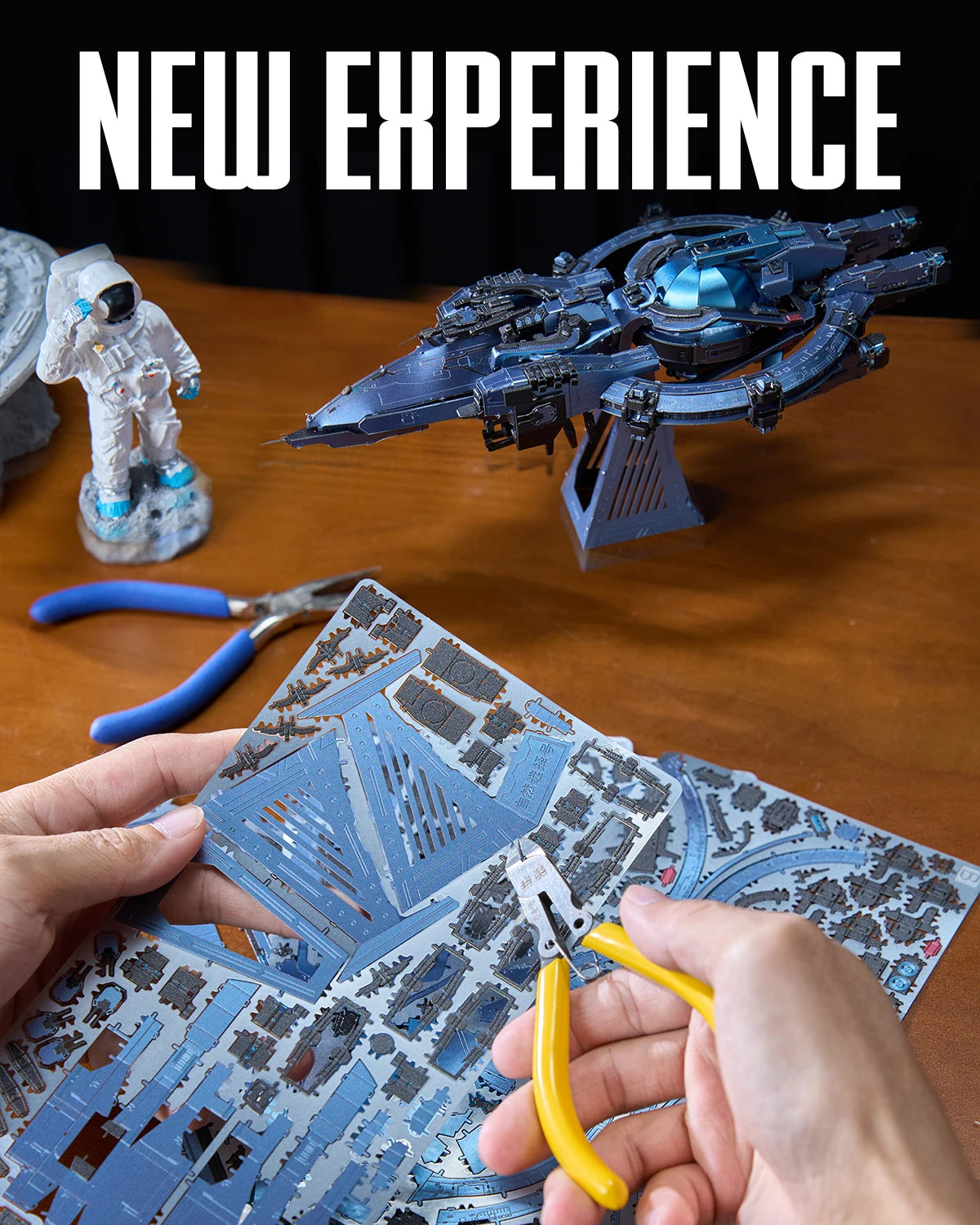Piececool-rompecabezas de Metal 3D