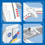 JIESTAR-modelo de avión de transporte 57014 An-225, juguetes creativos DIY