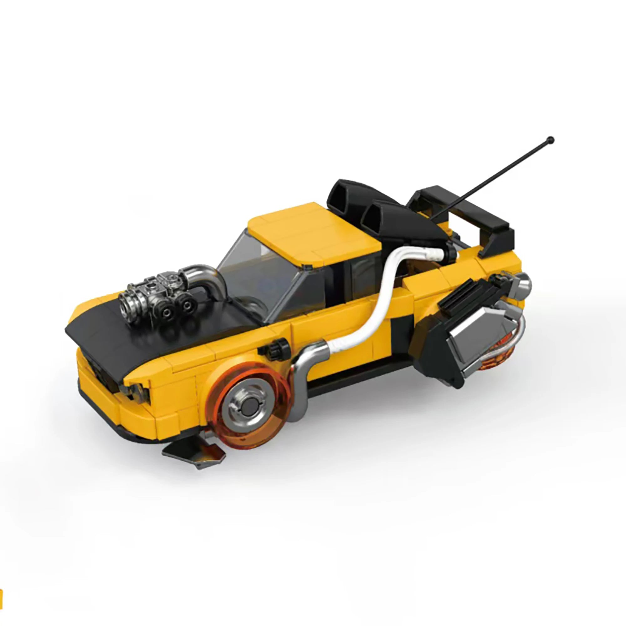 583 Uds.  bloques de construcción de Regreso al futuro PB8826, vehículo de carreras