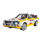 3887 Uds. Deporte Quattro S1 grupo B 1984 bloques de construcción velocidad técnica vehículo de carreras