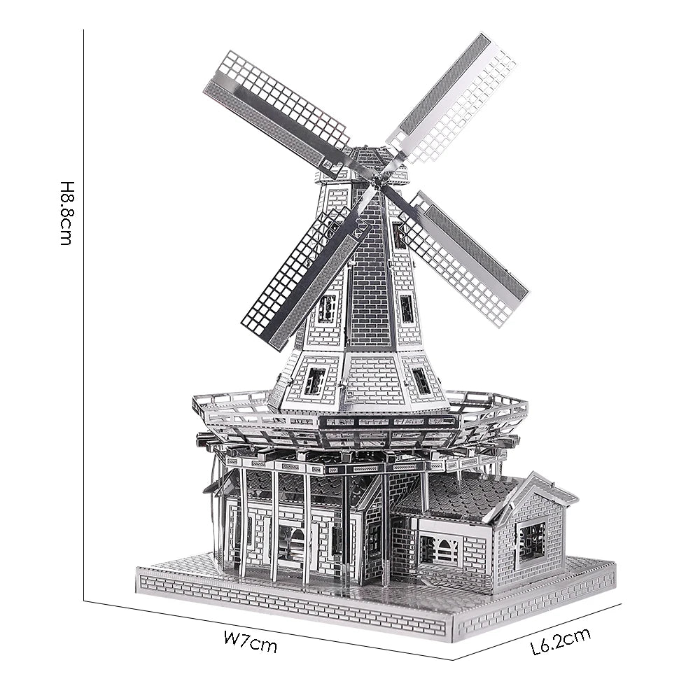 Piececool-rompecabezas de Metal 3D, conjunto de modelos de construcción, Kit de montaje DIY para rompecabezas, arquitectura famosa