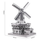 Piececool-rompecabezas de Metal 3D, conjunto de modelos de construcción, Kit de montaje DIY para rompecabezas, arquitectura famosa