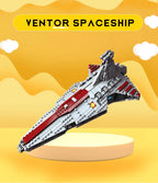 JIESTAR 67106 - Nave Espacial de Juguete, Bloques de Construcción Técnicos, Modelo de Nave de Ataque Venator de Alta Tecnología