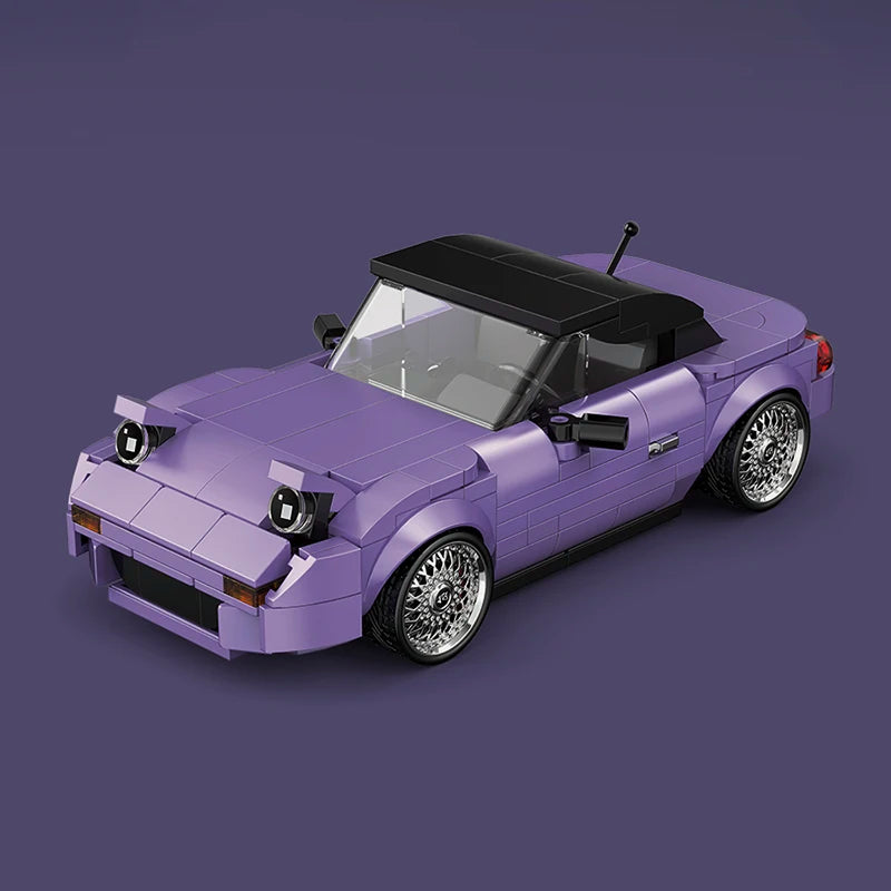 370 Uds MOC técnico MIYATA bloques de construcción de automóviles de carreras de velocidad PB8817