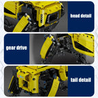 MOULD KING-Robot técnico motorizado de juguete modelo de perro grande de Boston Dynamics, AlphaDog, bloques de construcción 15066/15075
