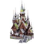 Rompecabezas 3D Piececool Castillo de los Elfos, Kits de Modelos Metálicos para Armar