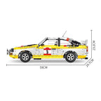 3887 Uds. Deporte Quattro S1 grupo B 1984 bloques de construcción velocidad técnica vehículo de carreras