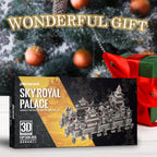 Piececool-rompecabezas 3D Sky Royal Palace, Kits de construcción de modelos de Metal