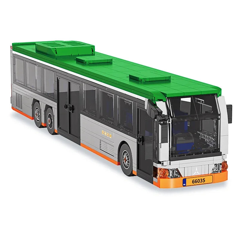712 Uds. Coche de tráfico verde pasajero turismo autobuses extendidos