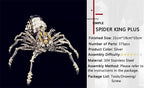 Microworld rompecabezas de Metal 3D Animal Spider King Plus versión modelo rompecabezas DIY Kits de montaje