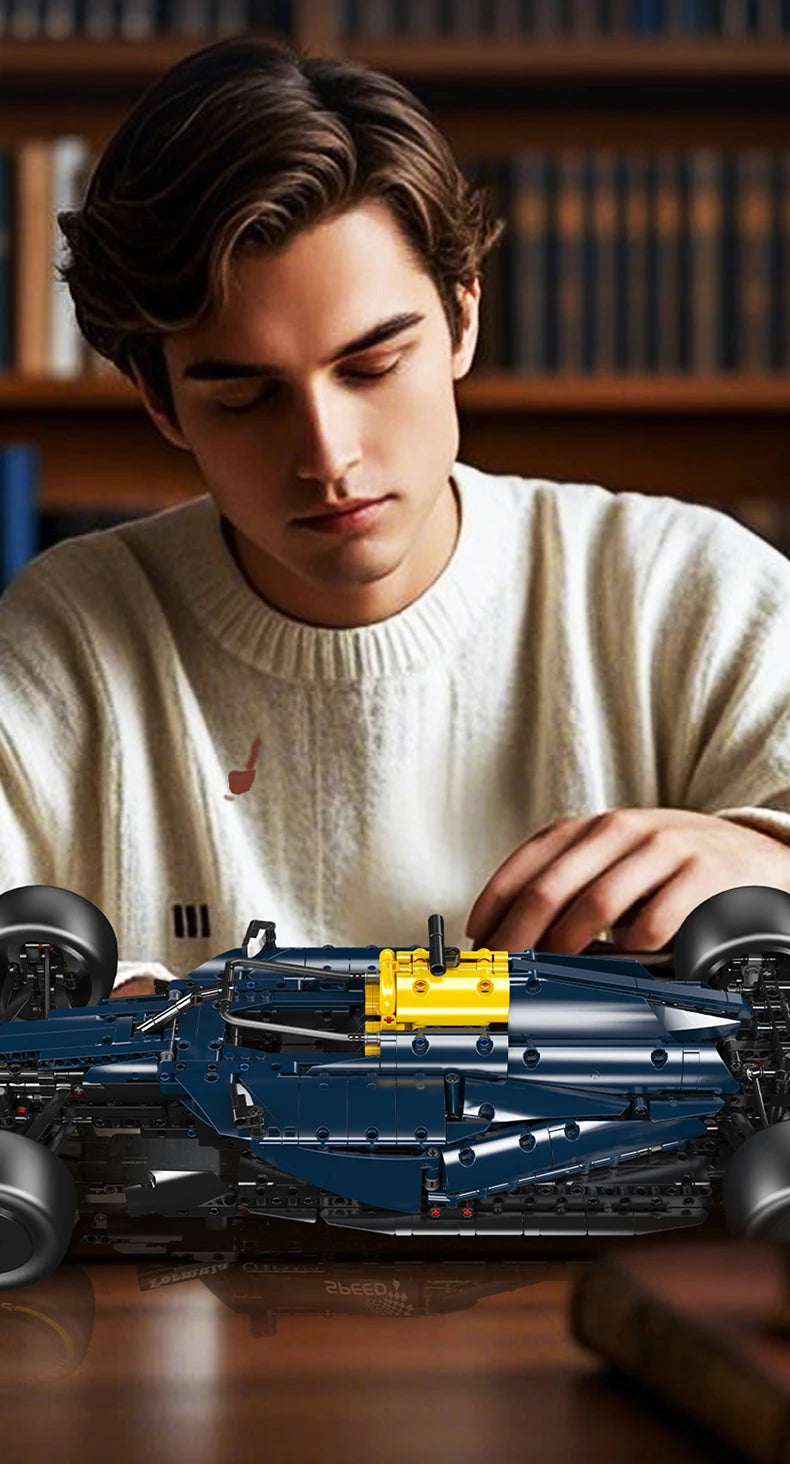 Mould King 13207 juguetes de coche técnico MOC RB20 coche de carreras montaje de bloques de construcción modelo de coche Fomular