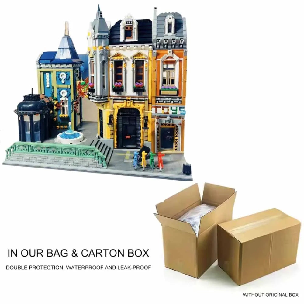 89112 Jiestar Creative Expert Moc Toys Store Afol Square City Street View