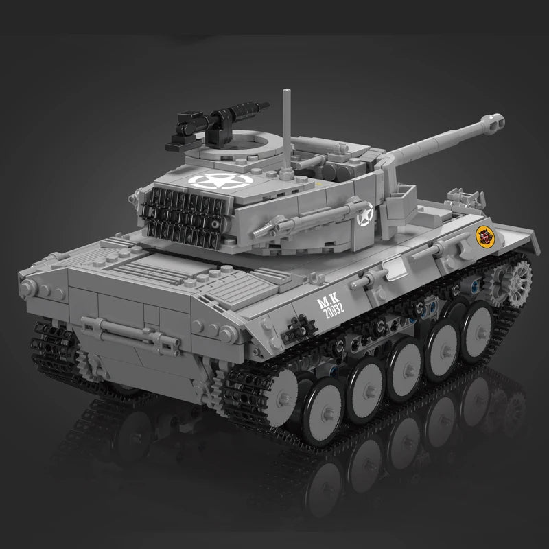 Mould King-tanque militar M18 Hellcat 20032, bloques de construcción, Control remoto, montaje de modelo