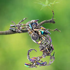 Rompecabezas 3D, kits de modelos camaleón mecánico, bricolaje, montaje de Metal