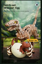 Rompecabezas 3D de Madera Robotime Rokr, Velociraptor Mecánico, Modelo de Velociraptor para Armar, Kit de Construcción Mecánica, Madera 3D LD01