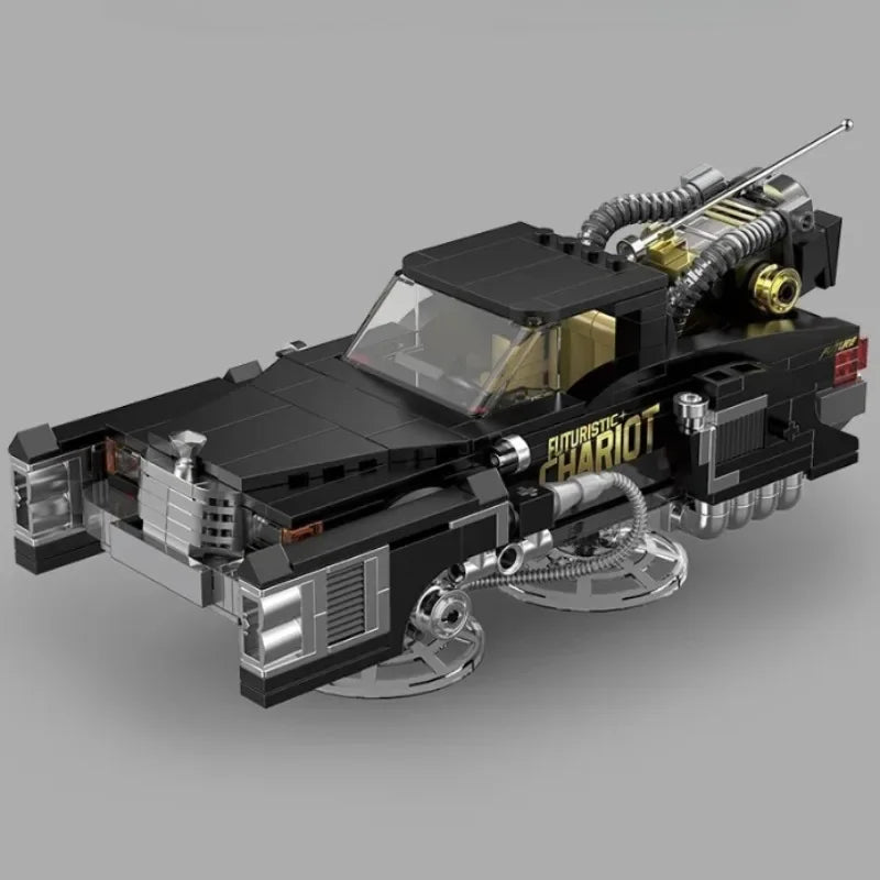 Bloques de construcción de automóviles flotantes técnicos PB8827, vehículo de conducción futuro creativo