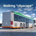 712 Uds. Coche de tráfico verde pasajero turismo autobuses extendidos