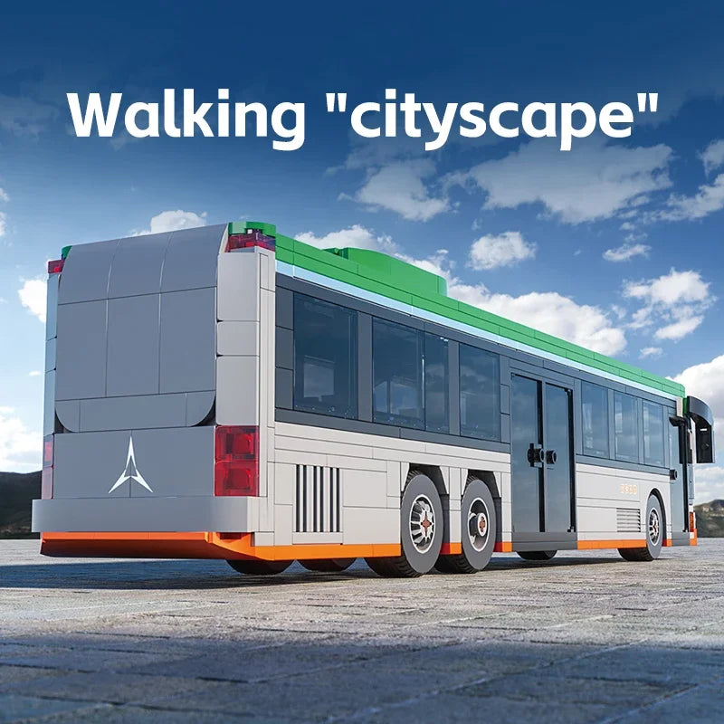 712 Uds. Coche de tráfico verde pasajero turismo autobuses extendidos