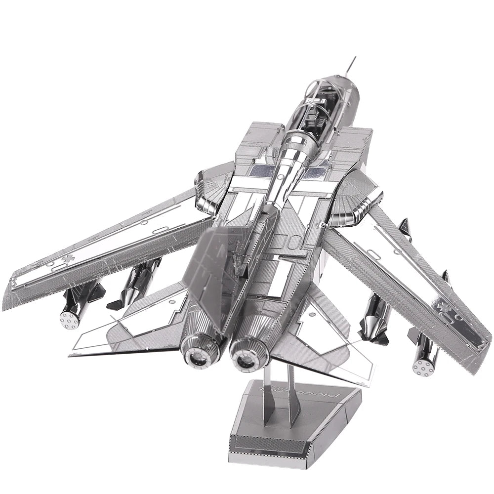 Piececool-rompecabezas de Metal 3D para adultos, chorros de combate Tornado, juguete artesanal, rompecabezas, Kits de modelos