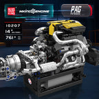 Mould King 10207 juguetes de coche técnico el supercoche PAG V12 conjunto de bloques