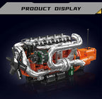 Mould King 10200, juguetes técnicos para motor de coche
