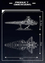 Mould King 21074 Star Plan bloque de construcción la República MOC ataque crucero modelo montaje Star Fighter
