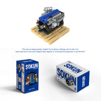 248 Piezas de Bloques de Construcción de Motor 2JZ-GTE Mini, PB8869A, Superauto Técnico SOKUN, Ladrillos Decorativos de Motor de Vehículo