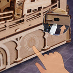 Robotime-rompecabezas de madera 3D, Kit de construcción de mármol, modelo de ciudad de Londres con luces, rompecabezas mecánico DIY para adultos y adolescentes