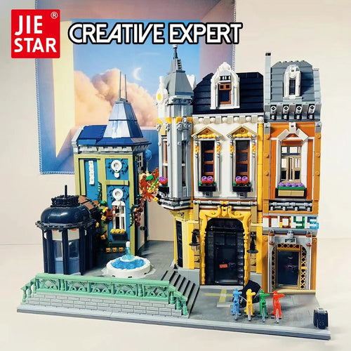 89112 Jiestar Creative Expert Moc Toys Store Afol Square City Street View