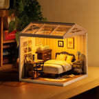 Robotime-rompecabezas 3D de plástico de la serie Rolife, Kit de casa de muñecas en miniatura, juegos de bloques de construcción para regalos, DW009, Dropship