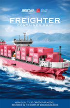 JIESTAR JJ9217 Bloques de Construcción de Modelo de Buque Portacontenedores