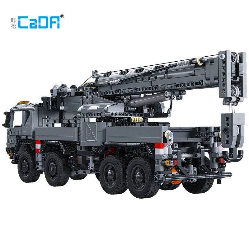 Cada-vehículo de ingeniería militar camión, grúa, bloques de construcción