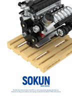 292 Piezas de Bloques de Construcción de Motor M3 S50 PB8869F, Superauto Técnico SOKUN