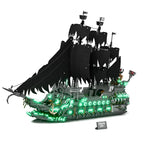 Juego de bloques de construcción de barco fantasma