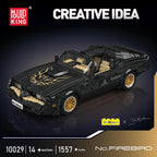 Mould King 10029 coche de juguete técnico The Black Firebird