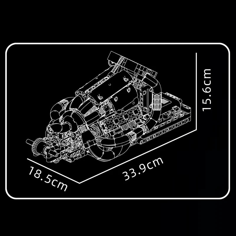 Mould King 10188 juguetes técnicos de motor de coche motorizado STR 13 Fórmula Uno bloques de construcción de motor juego de ladrillos
