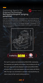Mould King 10225, juguetes de motor técnico, conjunto de bloques de construcción de motor motorizado V8