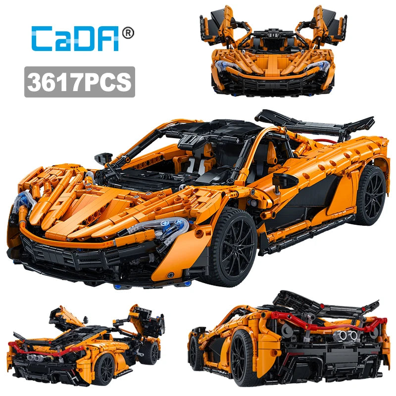 Cada-bloques de construcción de Super coche de carreras