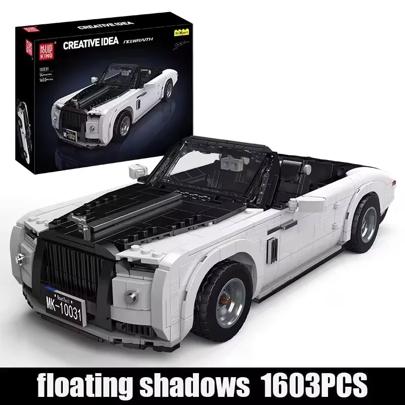 Mould King-bloques de construcción de coche técnico, MOC Wraith Oldtime