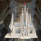 Piececool-rompecabezas de Metal 3D, Kits de construcción de modelos de La Sagrada Família
