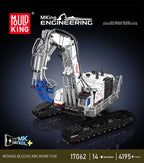 Mould King 17062 camión técnico de juguete, máquina de demolición de construcción RC, montaje de bloques de construcción, coche de ladrillo