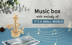 Robotime Roker-rompecabezas de madera 3D para adultos, Kit de modelo de caja Musical DIY para construir un Kit de construcción de autoensamblaje, torre de Control de avión