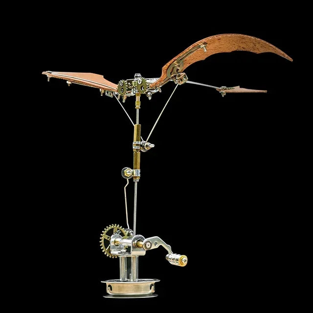 Rompecabezas 3D de ala de dragón, Kit de Metal, Kits de construcción de modelos Diy, montaje DIY, rompecabezas mecánicos Steampunk
