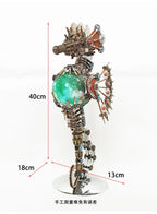 Rompecabezas 3d, Kit de modelo de Metal de caballito de mar mecánico, juguetes de caballito de mar Steampunk, Kits de montaje DIY