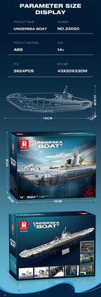 Bloques de Construcción de Submarino Alemán