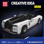 Mould King-bloques de construcción de coche técnico, MOC Wraith Oldtime