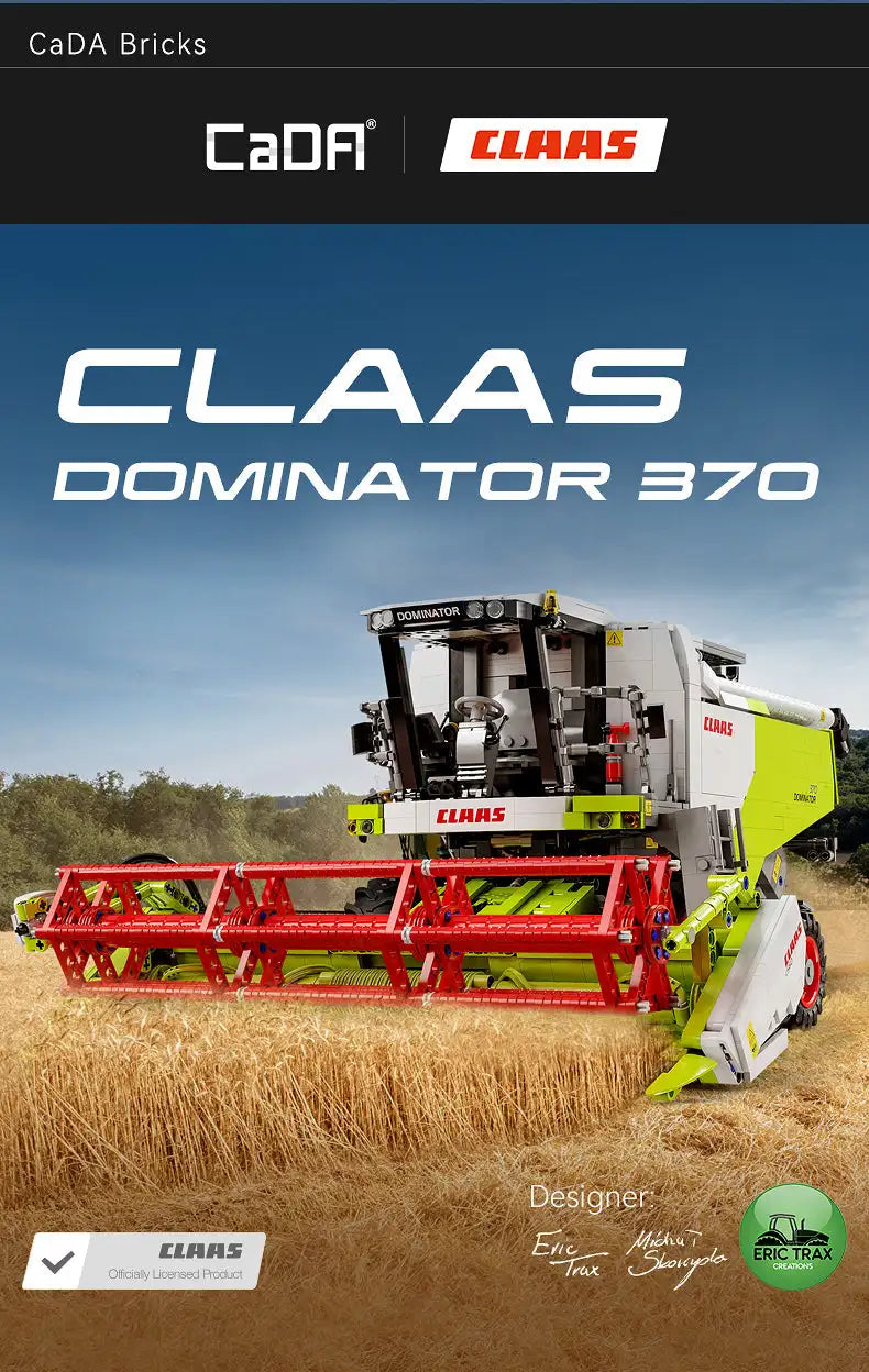 Cada 4567 Uds. 1: 17 CLAAS RC cosechadora bloque de construcción MOC